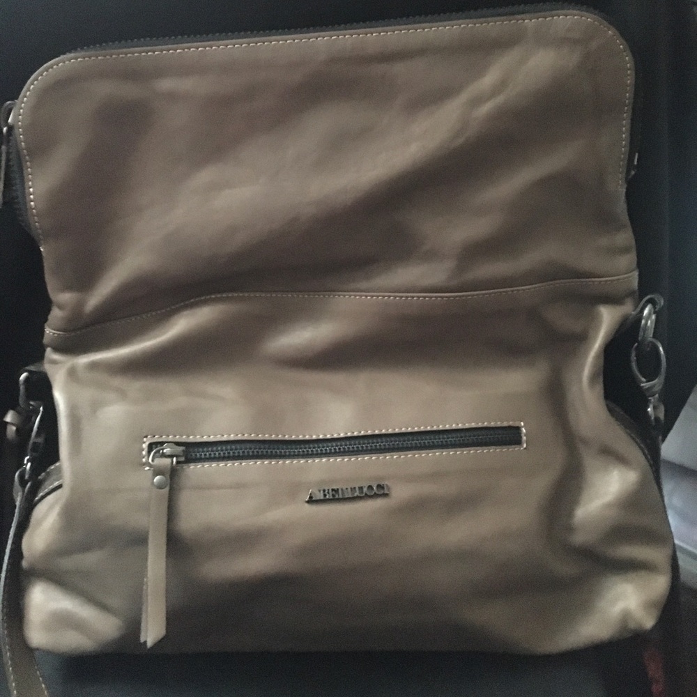 A. Bellicose Shoulder Italian leather bag